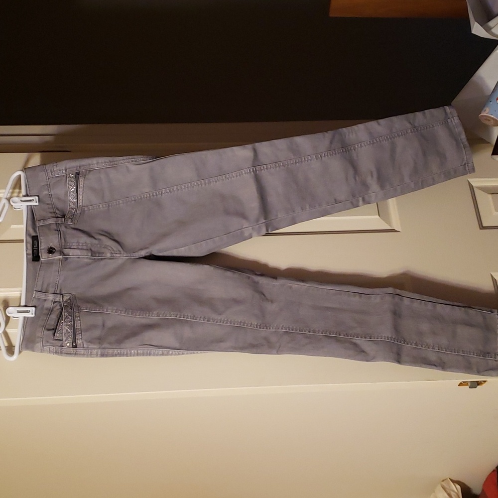 EUC WHBM Grey Blanc Slim Ankle Jeans Size 6R